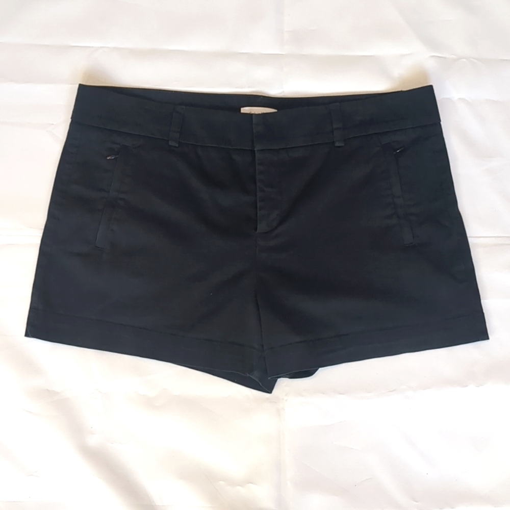 Black Shorts with Zipper Pockets by Calvin Klein